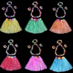 30cm Halloween Hula Show Costume Hawaii Party Decoration - Image 4