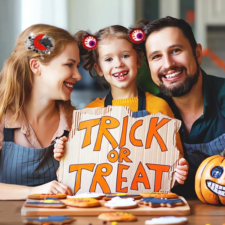 TBD06051386_B1.webp Halloween Hair Clips Hair Accessories Kids Party Dress Up Jewelry - Image 2