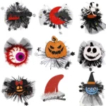 Halloween Hair Clips Hair Accessories Kids Party Dress Up Jewelry - Image 3
