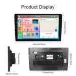 Android 13.0 Dual Butt Universal Wireless Carplay Car Navigation Center Control All-In-One Monitor - Image 2