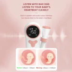 T505 IP5 Dustproof And Waterproof Pregnant Women Home Doppler Fetal Heart Rate Monitor - Image 11