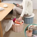 Multifunctional Household Plastic Storage Stool For Sundries Snacks - Image 7