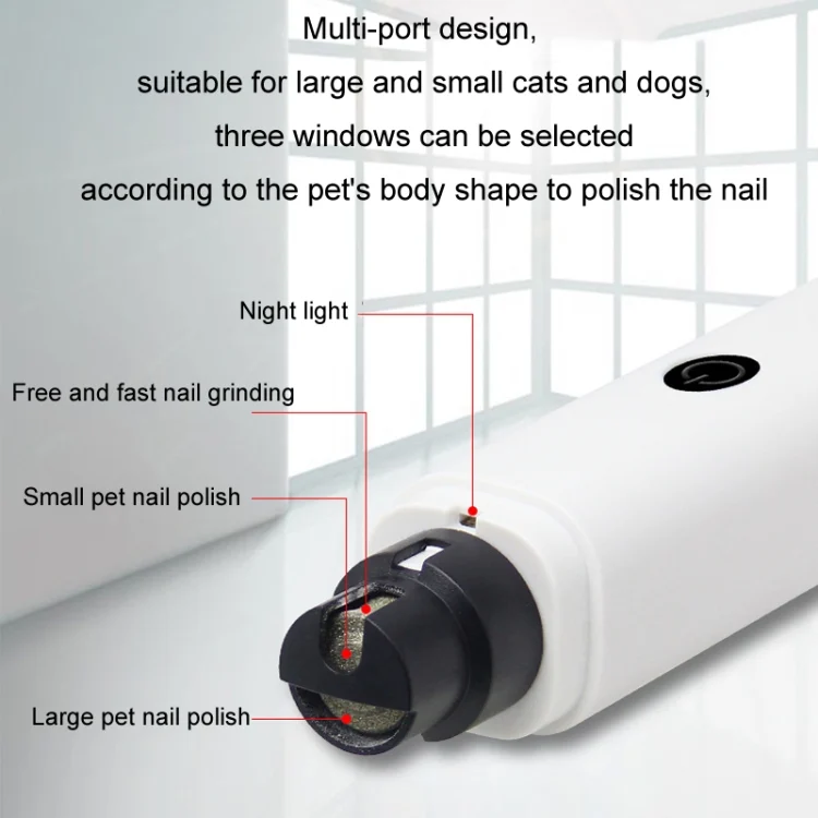 TBD06051458_B3.webp Pet Fully Automatic Nail Grinder With LED Light - Image 4