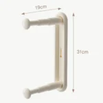 Retractable Clothes Rack Organizer Multifunctional Household Hole-Free Balcony Storage Shelf - Image 3