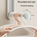 Retractable Clothes Rack Organizer Multifunctional Household Hole-Free Balcony Storage Shelf - Image 7