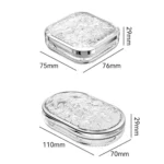 Portable Medicine Dispenser Traveling Carrying Plastic Organizer - Image 3