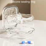 Portable Medicine Dispenser Traveling Carrying Plastic Organizer - Image 6