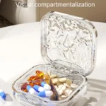 Portable Medicine Dispenser Traveling Carrying Plastic Organizer - Image 8