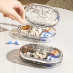 Portable Medicine Dispenser Traveling Carrying Plastic Organizer - Image 10