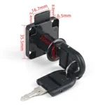 Drawer Lock Furniture Closet Door Office Filing Cabinet Lock - Image 8