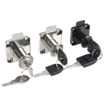 Drawer Lock Furniture Closet Door Office Filing Cabinet Lock - Image 2