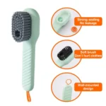 5pcs /Pack Multifunctional Press-Type Liquid-Filled Nano Soft Bristle Shoe Brush - Image 3