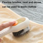 5pcs /Pack Multifunctional Press-Type Liquid-Filled Nano Soft Bristle Shoe Brush - Image 4