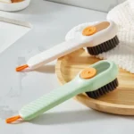 5pcs /Pack Multifunctional Press-Type Liquid-Filled Nano Soft Bristle Shoe Brush - Image 6