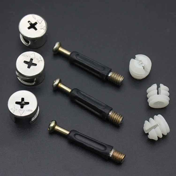 TBD06051502_B4.webp 3 In 1 Screw Connector Furniture Link Fixer Closet Eccentric Wheel Nut Connection Fastener - Image 5