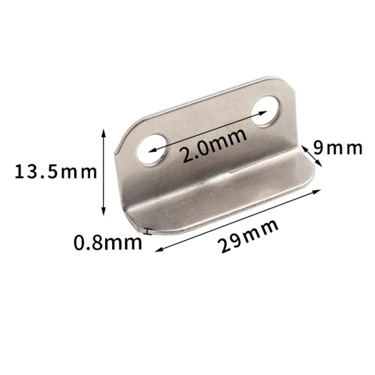 TBD06051516_B2.webp 10pcs Lock Accessories L-Shaped Right Angle Office Drawer Lock Plate Furniture Parts Door Stopper - Image 3