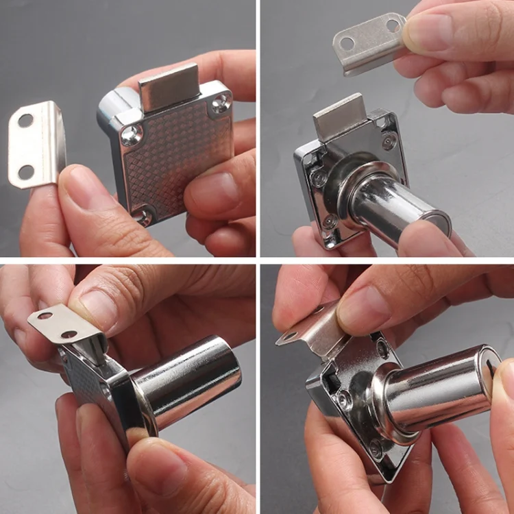 TBD06051516_B7.webp 10pcs Lock Accessories L-Shaped Right Angle Office Drawer Lock Plate Furniture Parts Door Stopper - Image 8