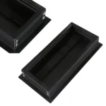 ABS Table Rectangle Wire Hole Cover Outlet Port With Brush PC Desk Cable Organizer - Image 4