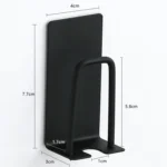 2pcs Household Stainless Steel Sponge Holder Bathroom No-Punch Toothbrush Organizer - Image 3