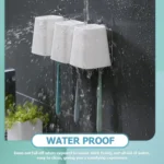 2pcs Household Stainless Steel Sponge Holder Bathroom No-Punch Toothbrush Organizer - Image 7