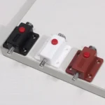 2pcs Plastic Cabinet Door Spring Latch Window Door Bolts Safety Latch Lock - Image 3