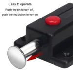 2pcs Plastic Cabinet Door Spring Latch Window Door Bolts Safety Latch Lock - Image 6