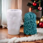 Christmas Tree Aromatherapy Candle Ornaments DIY Silicone Mold - Image 4