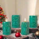 Christmas Aromatherapy Candle Cylinder DIY Silicone Mold - Image 6