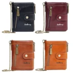 Baellerry D3261 Retro Multi-card Slot Double-zipper Short Wallet Coin Purse - Image 2