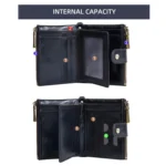 Baellerry D3261 Retro Multi-card Slot Double-zipper Short Wallet Coin Purse - Image 4