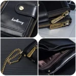 Baellerry D3261 Retro Multi-card Slot Double-zipper Short Wallet Coin Purse - Image 7