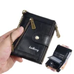 Baellerry D3261 Retro Multi-card Slot Double-zipper Short Wallet Coin Purse - Image 8