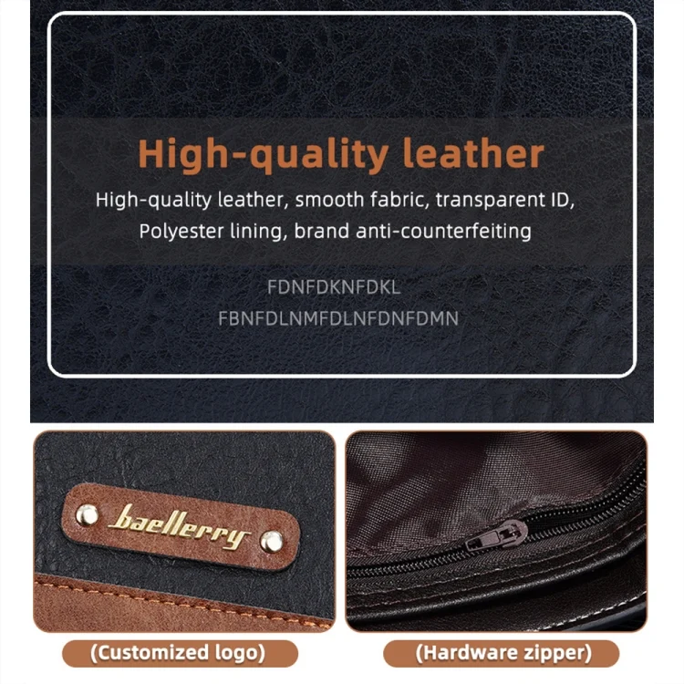 TBD06051597_B5.webp Baellerry DR112 RFID Anti-theft Splicing Horizontal Thin Zipper Wallet Card Holder - Image 6