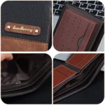 Baellerry DR112 RFID Anti-theft Splicing Horizontal Thin Zipper Wallet Card Holder - Image 7
