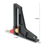 Ganwei Woodworking Height Gauge 0-50mm Aluminum Alloy Adjustable Tablesaw Depth Measuring Tool - Image 4