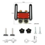 Table Saws Pressing Feeder Roller Guides Feather Loc Board Safety Pushing Auxiliary Tool - Image 4