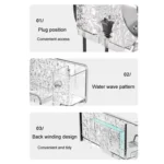 Household Hair Dryer Shelf Bathroom No Punching Wall Mounted Storage Rack - Image 4