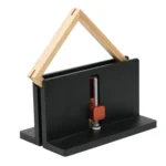 Router Table Right Angle Spline Jig Fixture Making Frames Drawer Dovetailing Slotting Tool - Image 2