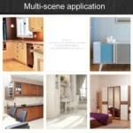 5pcs Antique Old- Style Short Foot Door Clip Buckle Household Closet Cabinet Door Catches - Image 9