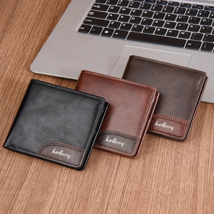 TBD06051641_B6.webp Baellerry D2405 Retro Two-fold Men Short Zipper Wallet Card Holder - Image 7