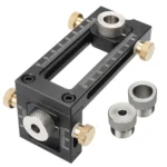 2 In 1 Flat Head Cross Oblique Drill Hole Puncher Locator Doweling Jig Bed Cabinet Screw Punch Locator