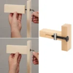 2 In 1 Flat Head Cross Oblique Drill Hole Puncher Locator Doweling Jig Bed Cabinet Screw Punch Locator - Image 8