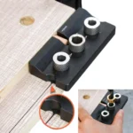 3 In 1 Punch Locator Woodworking Positioning Fixture Drilling Wood Doweling Jig - Image 2