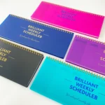 60 Sheets Undated Metal Coil Weekly Planner Notepad Schedule Book To Do List - Image 2