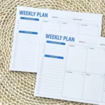 B5 52 Sheets Weekly Planner Tear-away Notepad Schedule Book To Do List Day Priorities - Image 4
