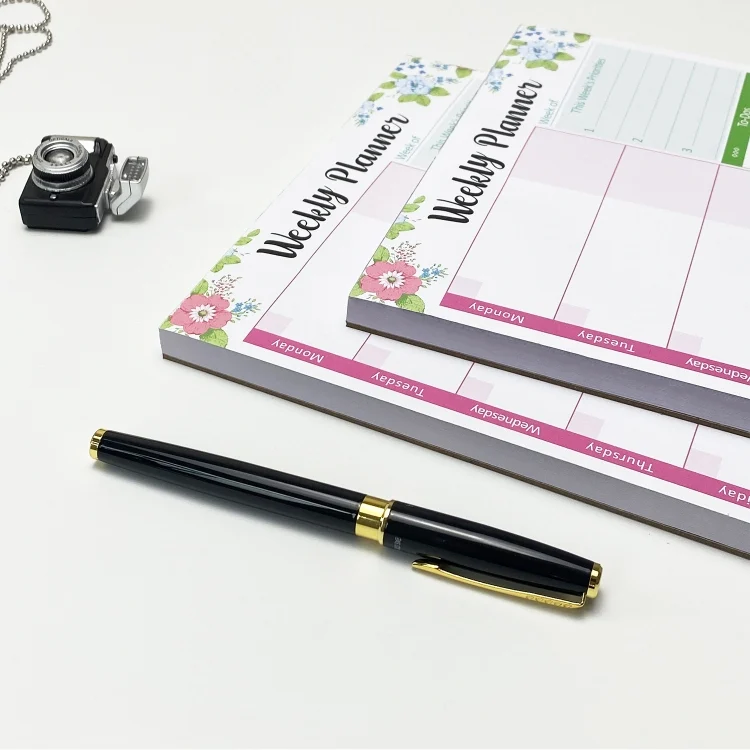 TBD06051749_B4.webp B5 52 Sheets Weekly Planner Tear-away Notepad Schedule Book To Do List Day Priorities - Image 5
