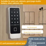 F8  Electronic Cabinet Lock Keyless Password Intelligent Card Unlock - Image 3