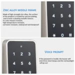 F8  Electronic Cabinet Lock Keyless Password Intelligent Card Unlock - Image 5
