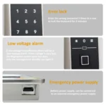 F8  Electronic Cabinet Lock Keyless Password Intelligent Card Unlock - Image 6