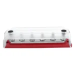 M8 Stud RV Yacht 6-way Nylon Flame Retardant Base DC Busbar - Image 2